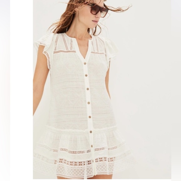 Veronica Beard Dresses & Skirts - VERONICA BEARD Mirtea White Mini Dress Sz M